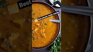 shorts paneer matarpaneer BEST amp EASY PANEER MATAR MASALA RECIPE  A MUST TRY [upl. by Mikiso]