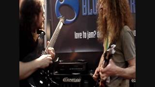 Guthrie Govan amp Alex Hutchings Improvised jam [upl. by Riddle876]