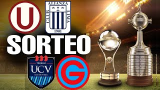 SORTEO de COPA LIBERTADORES y SUDAMERICANA 2024 para CLUBES PERUANOS [upl. by Nnylkoorb92]