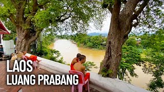 Laos Luang Prabang City Center  Mekong River [upl. by Riki68]