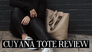 What’s In My Cuyana Small Easy Tote plus update after 1 month of use [upl. by Eornom]