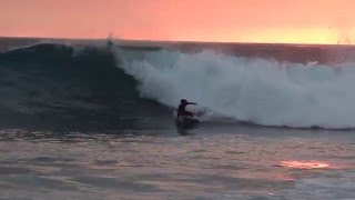 Banyan Surf Spot in Kailua Kona  Big Waves El Nino 2016 [upl. by Oemac]