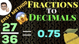 Fractions To Decimals Part 2  11plus  gcse  lessonade [upl. by Springer112]