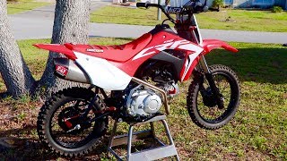 INSANE CRF110F PIT BIKE BUILD  Start to Finish [upl. by Reinaldos]