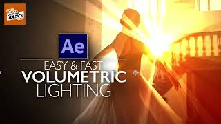 Volumetric Lights Rays in After Effects  Quick and easy tutorial aftereffectstutorial volumetric [upl. by Aleakim]