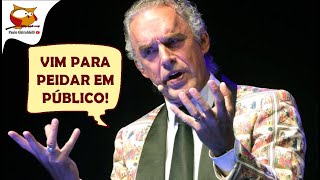 JORDAN PETERSON DÁ SHOW DE FLATULÊNCIA PRÓPRIO PARA A DIREITA BRASILEIRA [upl. by Delphinia]