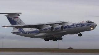 Ilyushin IL76TD90VD  Takeoff [upl. by Perren]