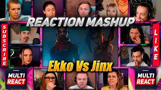 Ekko Vs Jinx Arcane Episode 7 Reaction Mashup [upl. by Aramal]