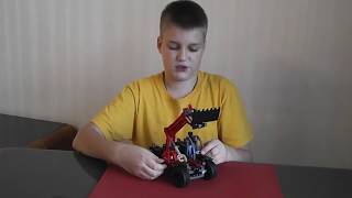 LEGO Technic Телескопический погрузчик  обзор [upl. by Ecreip741]