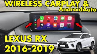 Wireless CarPlay and AndroidAuto in Lexus RX 2016 2017 2018 and 2019 model years [upl. by Rosenbaum269]