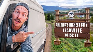 Van Life in Americas Highest City training for the Leadville 100 [upl. by Halika]