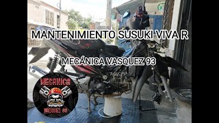 MANTENIMIENTO susuki VIVA R 115 CAMBIO DE AMORTIGUADORES Y KIT DE ARRASTRE 💯🔥 [upl. by Feucht537]