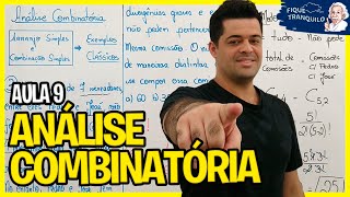 ANÁLISE COMBINATÓRIA ENEM  Aula 9 Questões clássicas [upl. by Edris]