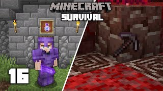 Minecraft The BEST Way to Get Netherite Ancient Debris  116 Survival Lets play  Ep 16 [upl. by Rodmann871]