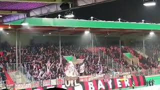 Bayer Leverkusen ultras in Heidenheim DFBPOKAL 21 [upl. by Yaffit]