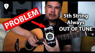 Acoustic Guitar Always Out of Tune  How to Fix  EdwinE [upl. by Ahsinwad]