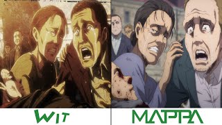 Wit Studio VS MAPPA  Attack on Titan 4 Season [upl. by Tavi]