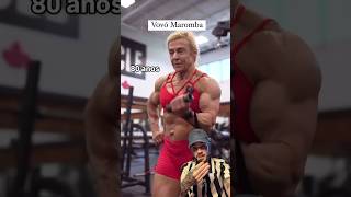 Ela tem 80 anos de idade e está no shape total trendingvideo motivation musculação treino foco [upl. by Bowe]