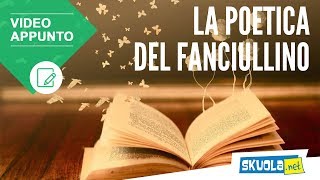 Giovanni Pascoli la poetica del fanciullino [upl. by Ydnys]