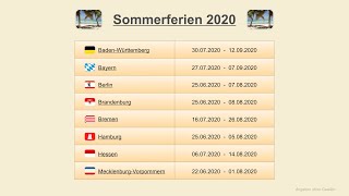 Sommerferien 2020 [upl. by Melnick568]