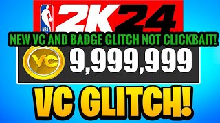 NBA 2K24 NEW VC GLITCH and BADGE GLITCH METHOD [upl. by Odraude]