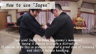 The clipping of Kawakami sensei special training program How to use “Sageo 下げ緒” when fighting [upl. by Sandell]