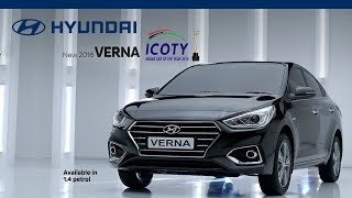 Hyundai  VERNA  Indian Car of the Year 2018  TVC [upl. by Dianuj]