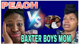 PEACH 🍑 VS BAXTER BOYS Mom 👨‍👩‍👦‍👦  Truth Behind All The Drama [upl. by Venola106]