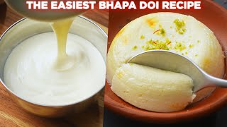 The Easiest Bengali Bhapa Doi Recipe [upl. by Quartana]