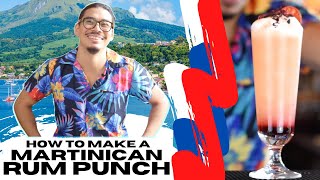 HOW TO MAKE A MARTINICAN RUM PUNCH   AGRICOLE ADAM [upl. by Llerehc749]