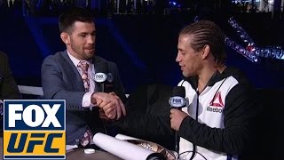 Urijah Faber settles his beef with Dominick Cruz discusses whats next  UFC FIGHT NIGHT [upl. by Yrrab]