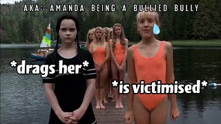 Amanda Buckman being dragged by Wednesday for over 4 and a half minutes straight 💅🏻 [upl. by Arvell]