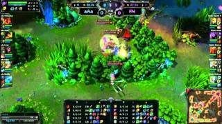 Fnatic Vs aAa Game 1 League of Legends Season One Championship Dreamhack [upl. by Adanar597]