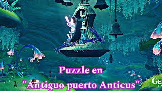 Genshin impact 46  Puzzle en Antiguo puerto Anticus genshinimpact genshinimpactgameplay [upl. by Neemsaj]