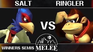 MNM 372  Winners Semis  TLOC  Salt Falco VS Ringler DK  SSBM Melee [upl. by Oninrutas893]