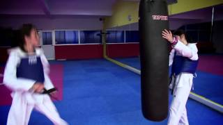 TV vinjeta ANA I LUCIJA ZANINOVIĆ  taekwondo [upl. by Koerner]