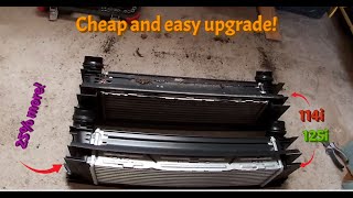 BMW F20F21 fitting a bigger 125i intercooler  BMW 114i project [upl. by Eruot]