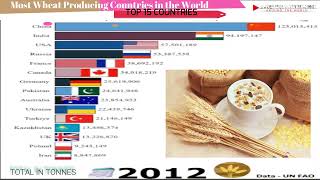 Most Wheat Producing Countries in the World artravelerbd [upl. by Innej]