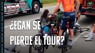 Grave accidente de Egan Bernal confirman lesión que sufrió tras estrellarse con un bus [upl. by Leanard]