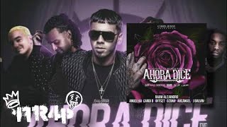 Ahora dice full remix  Anuel AA Ozuna ArcángelJ BalvinRauwCardi B y Offset [upl. by Barkley966]