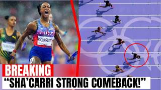 ShaCarri Richardson UNLEASHES Furious Final 100 To Gold  Womens 4x100 Relay  Paris Olympics [upl. by Ann-Marie]