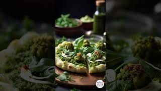 ¡Deliciosa pizza de coliflor con pesto de rúcula 🍕✨ Parte 2 ketofacil vidaketo ketosabor [upl. by Ekard]