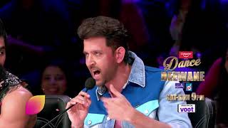 Dance Deewane  Hrithik Special SatSun at 9 PM [upl. by Bouldon785]