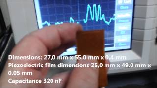 Piezoelectric Flexible film for Piezo Actuators and Sensors applications [upl. by Bernita78]