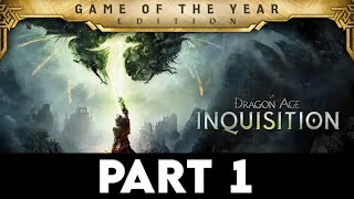 DRAGON AGE INQUISITION GOTY Gameplay Walkthrough PART 1 4K PC ULTRA  No Commentary [upl. by Godfry146]