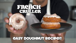 French Cruller Recipe  How to Make Easy Doughnuts at Home [upl. by Ibob]