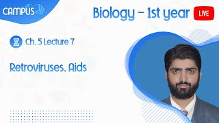 11th Biology Ch 5 Lecture 7 Retroviruses Aids [upl. by Gniw471]