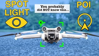 Spotlight vs POI  DJI Mini 3 Pro  Ultimate Guide to unlock EPIC Cinematic Aerial Shots [upl. by Allak]