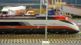 Modellismo Ferroviario Frecciarossa Trenitalia  Model Expo Italy Verona 2016 [upl. by Taima]