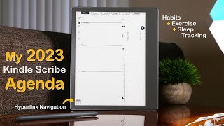 Touring My Kindle Scribe Agenda Template 2024 Now Available [upl. by Viridi768]